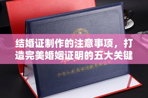南漳结婚证制作的注意事项，打造完美婚姻证明的五大关键点