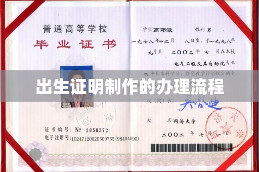 南漳出生证明制作的办理流程
