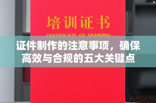 南漳证件制作的注意事项，确保高效与合规的五大关键点