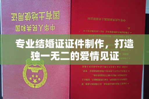 南漳专业结婚证证件制作，打造独一无二的爱情见证