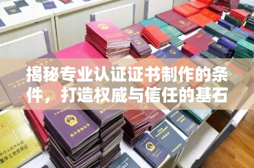 南漳揭秘专业认证证书制作的条件，打造权威与信任的基石