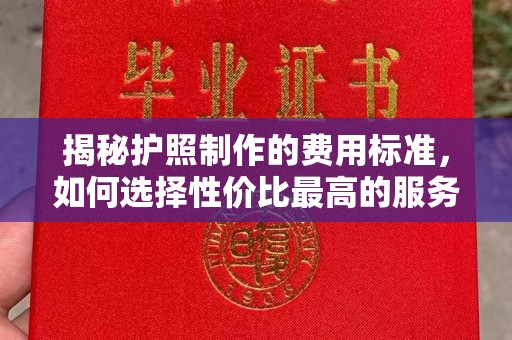 南漳揭秘护照制作的费用标准，如何选择性价比最高的服务？