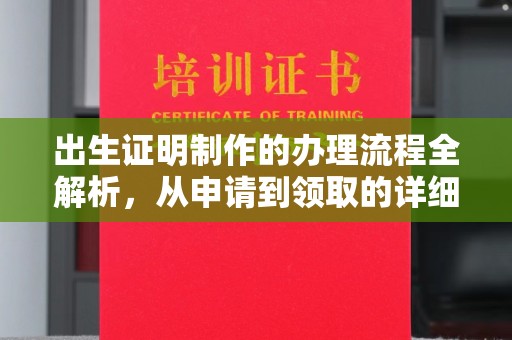 南漳出生证明制作的办理流程全解析，从申请到领取的详细指南