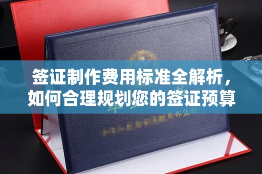 南漳签证制作费用标准全解析，如何合理规划您的签证预算？